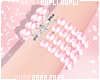 $K Pink Pearl Bracelet L