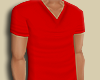 Red V-Neck