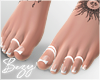 B | Feet - Silver Rings