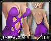 ICO Violet Minidress