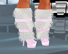 Fur Pink Boots