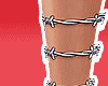 Green Barbwire Heels