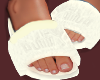 SLIPPER WHITE