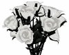 JR White N black Roses