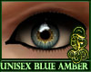 Unisex Eyes Blue Amber