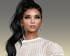 (7K)White Mesh Sweater