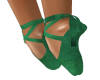 Green Ballet Shoes