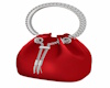 red xmas hand bag