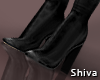 S. Ankle Black Boots