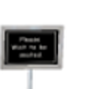 SIGN  BE SEATED