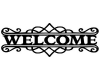 Welcome 3D Sign 3