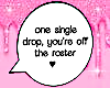 𝓜 | off roster 💝