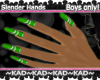 |KAD|SlenderNails~Green~
