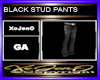 BLACK STUD PANTS