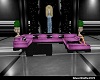 SW70 Purple & Blk Couch