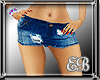 EB*BLUE SHORT JEAN
