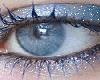 eye with glitters