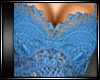Crochet Top Blue Dress