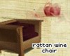 rattan wine chair