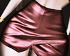 M. Rose Leather Skirt