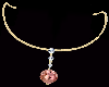 Rose & Diamond Necklace
