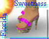 FLS Pink Cork Sandals