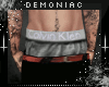 D| Black Skater Shorts