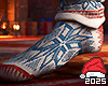 ♛ Christmas Blue Socks