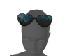 Slime glasses dark green