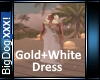 [BD]Gold+White Dress