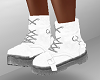 FG~ White Combat Boots