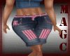 Picnic capris red checks