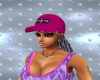 ~SE~Pink Cap with Hair