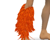 fluffy orange leg fur R