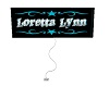 Loretta Lynn Wall Sign