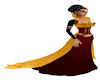 Queen n Red & Gold Gown