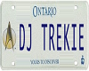 DJ Trekie Licence Plate