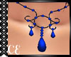 :CE:Blue Diamond Necklac