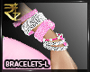[R] Pink Bracelts-L