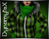 -DA- Winter Hoodie Green