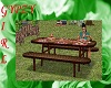 Canada Day Picnic Table