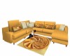 Gold/Cream Couch
