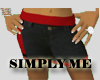 *SimplyMe*Bp Red Skirt