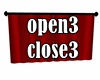 rideaux red open3/close3