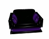 purple & black chair
