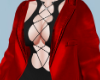 W! Red Leather Jacket