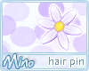 Purple Daisy Hair Pin