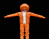 Orange Jogger Suit