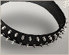Black Spiked Collar 