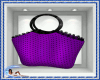 *D* Purple Beach Bag
